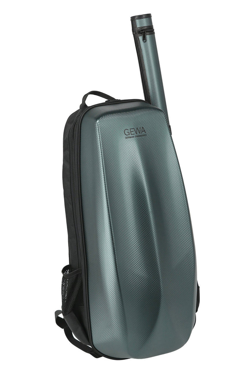 GEWA violin case, backpack, space bag, incl. bow case Titanium 4/4 - 3/4 33 x 67 (with bow case 79) x 19 cm