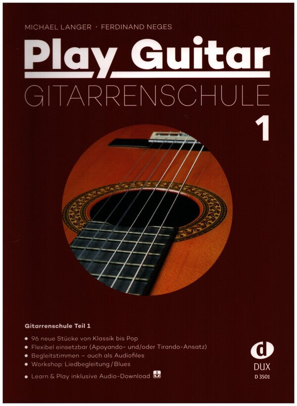 Play Guitar Band 1 (+Online Audio) für Gitarre (dt) - Langer, Michael - Musik-Ebert Gmbh