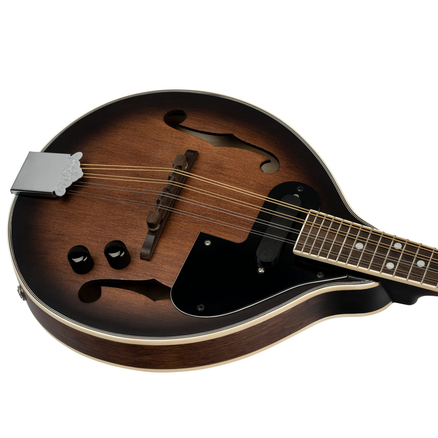 ORTEGA Americana Series A-Style Mandoline 8 String mit Pickup - Satin Whiskey Burst / Chrom HW - Musik-Ebert Gmbh