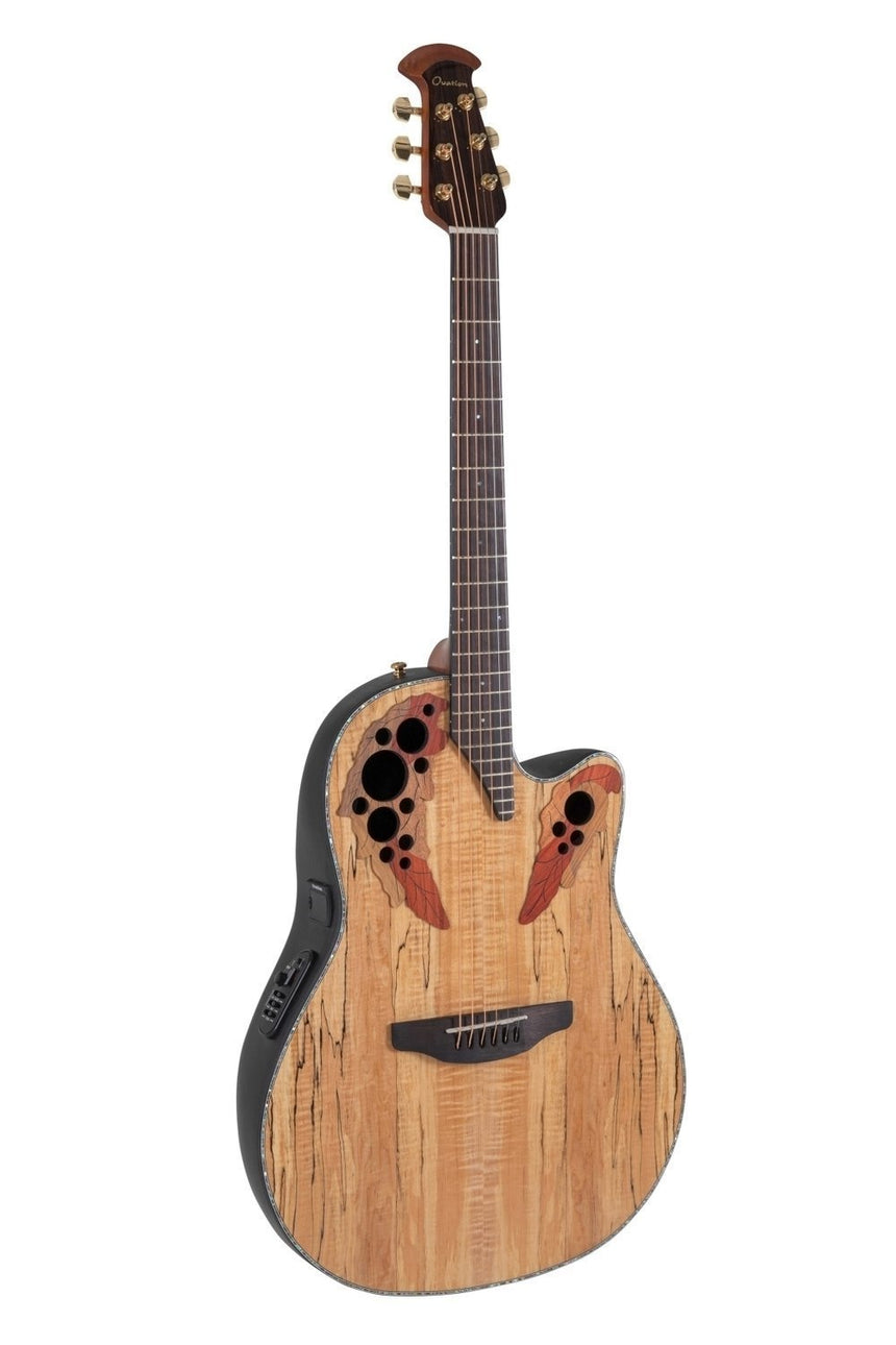 Ovation Celebrity Elite Plus CE44P-SM-G Spalted Maple Elektro-Acousticguitar - Musik-Ebert Gmbh