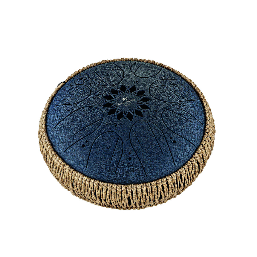 MEINL Sonic Energy Medium Octave Steel Tongue Drum 10" - Navy Blue - Musik-Ebert Gmbh