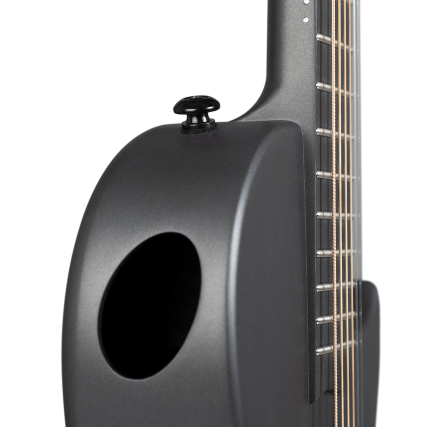 CASCHA  Carbon Fibre Akustikgitarre mit Tasche, Gurt und Plectren