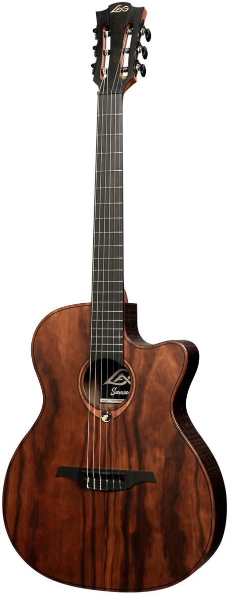 LAG Konzertgitarre, Sauvage, Auditorium, Slim, Nylon, Pickup - Musik-Ebert Gmbh