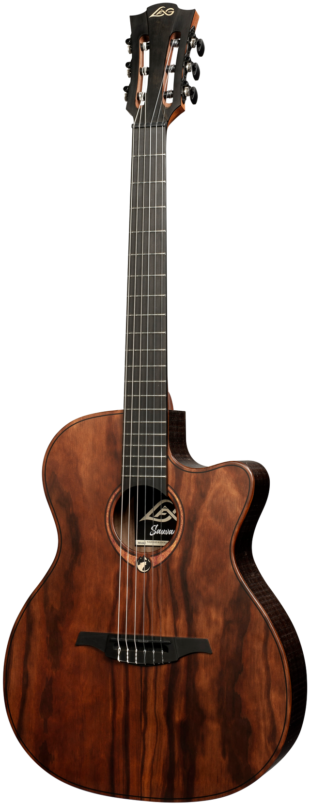 LAG Konzertgitarre, Sauvage, Auditorium, Slim, Nylon, Pickup - Musik-Ebert Gmbh