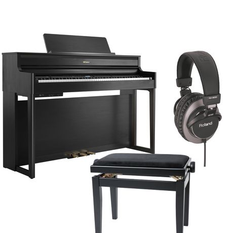 Roland HP-704 Bundle mit Bank und Kopfhörer - Musik-Ebert Gmbh