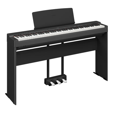 Yamaha P-225 Black Bundle with stand, pedals and headphones