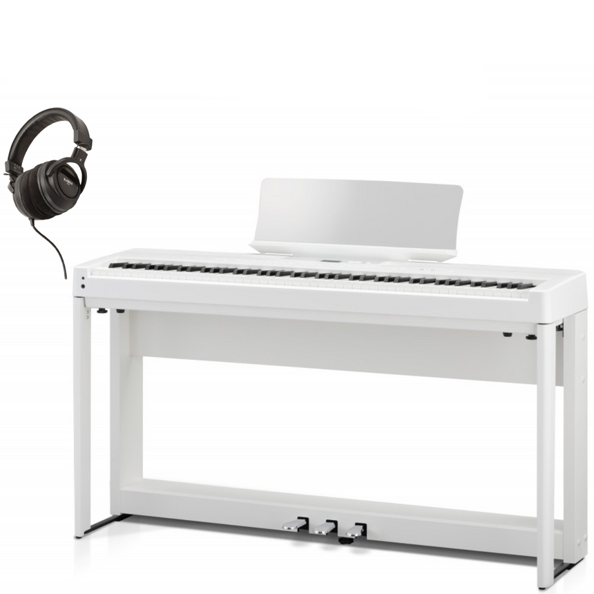 Kawai ES-520 White Bundle avec support, pédales et écouteurs