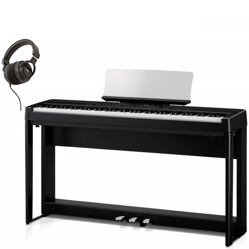 Kawai ES-920 Black Bundle avec support, pédales et écouteurs