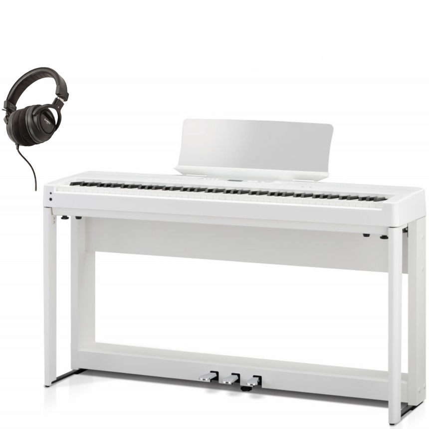 Kawai ES-920 White Bundle with Stand, Pedals and Headphones