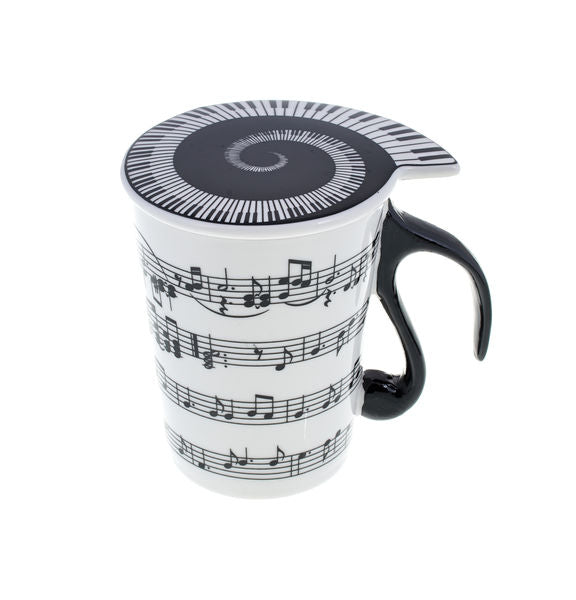 Musik Motiv Tasse mit Deckel - Musik-Ebert Gmbh