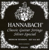 Hannabach Silver Special 3er Set D4 A5 E6 Classic Gitarre Nylon 815 - Musik-Ebert Gmbh