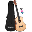 CASCHA Bariton Ukulele aus Fichte massiv I mit Tasche HH2244 - Musik-Ebert Gmbh