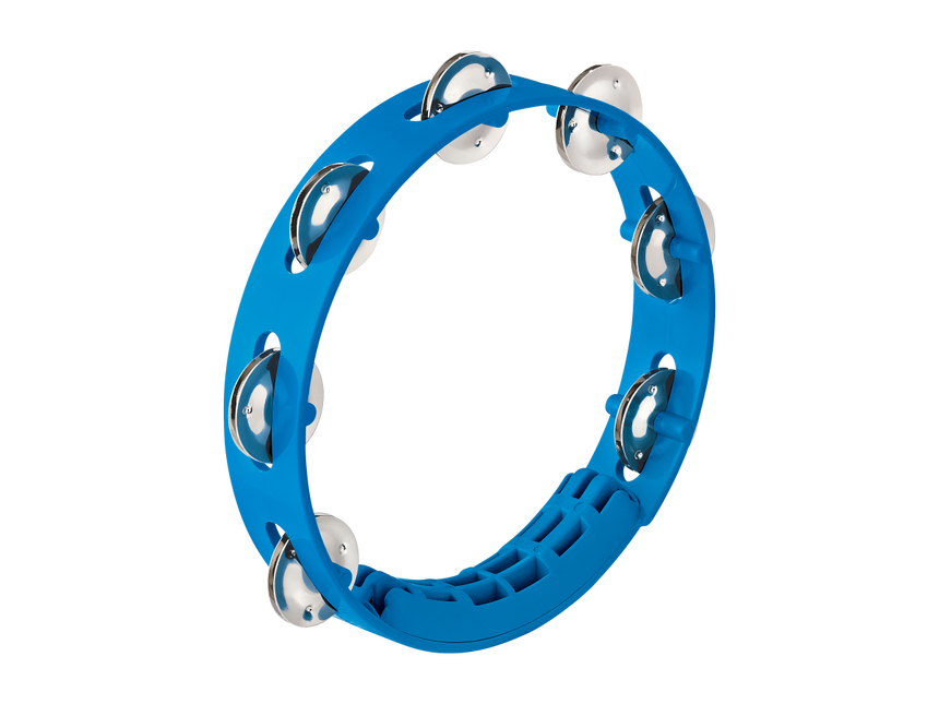 NINO Percussion Compact ABS Tambourine 8" - blau - Musik-Ebert Gmbh